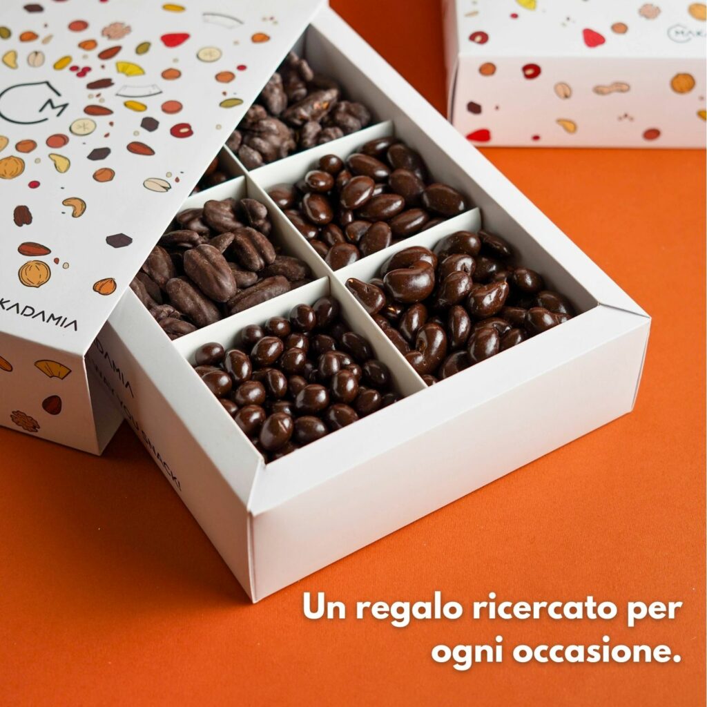 chocolate lover box makadamia