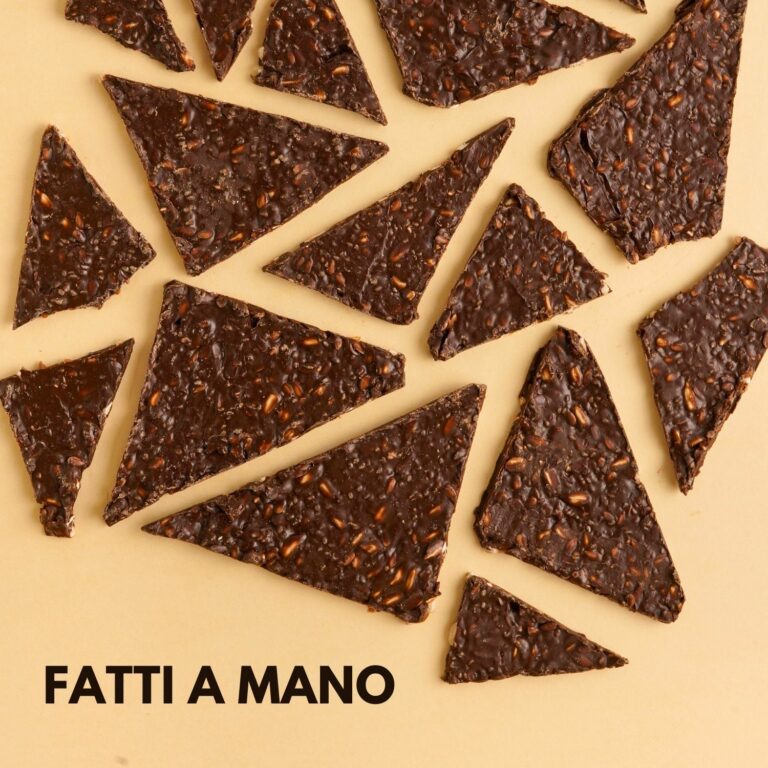 crackers di semi e cioccolato