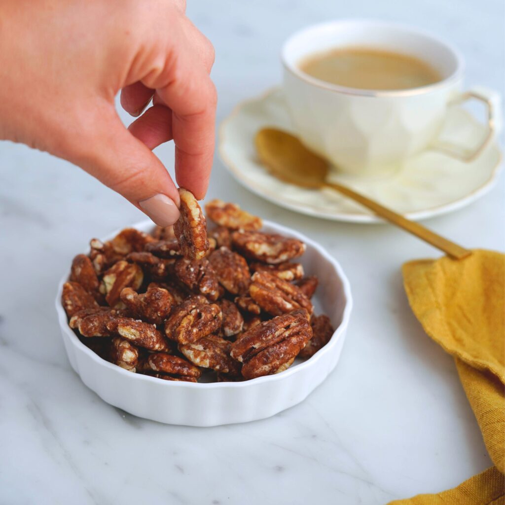 noci pecan pralinate al miele