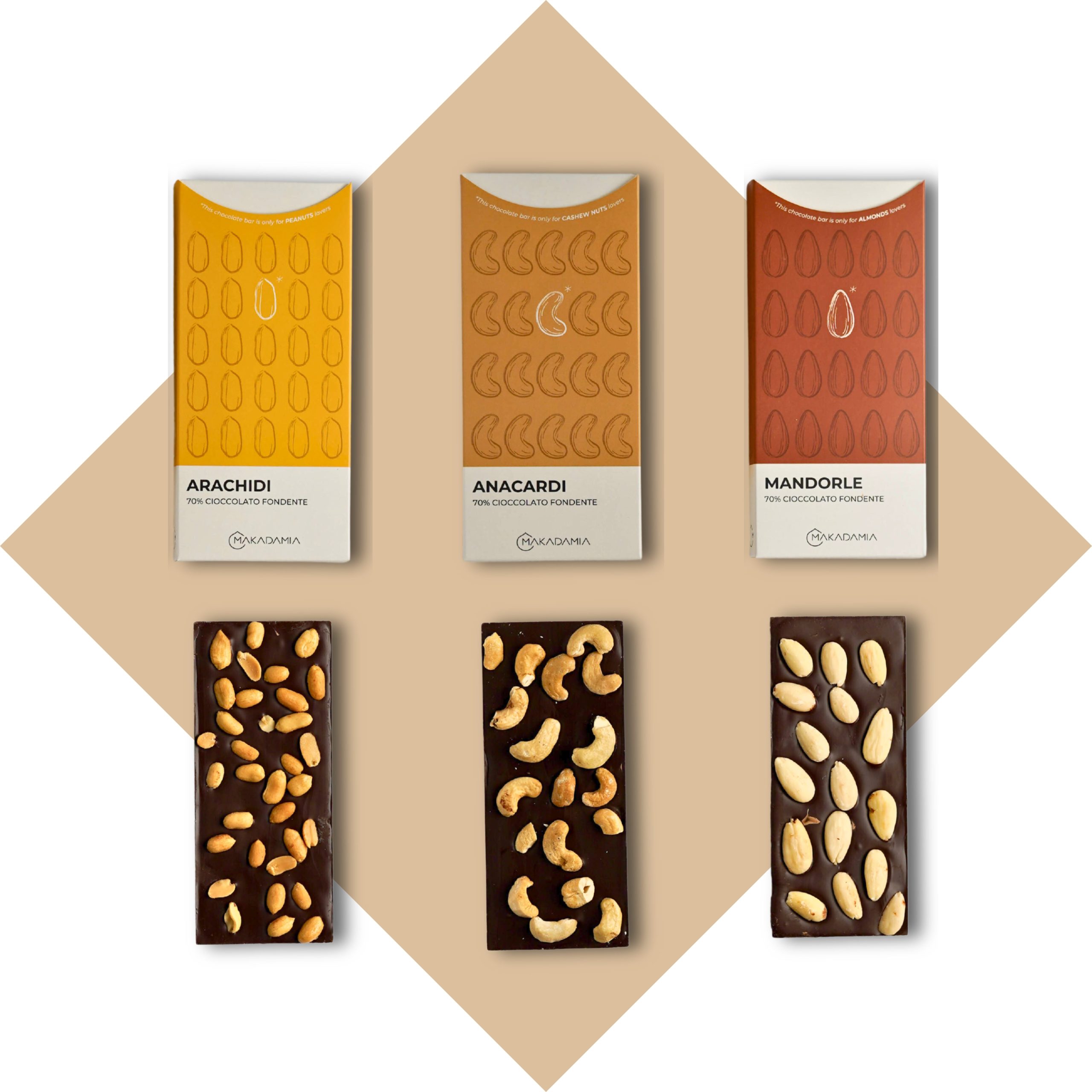 Bundle Tavolette di Cioccolato e Frutta Secca