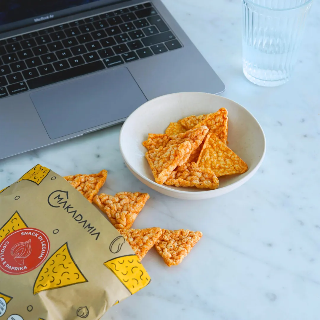 Snack di Legumi con Cipolla e Paprika