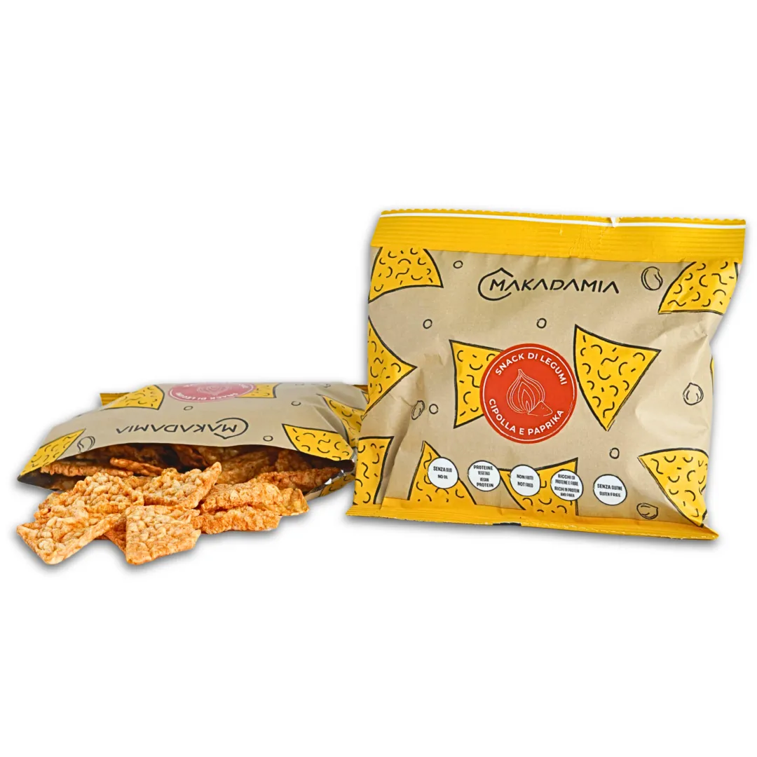 Snack di Legumi con Cipolla e Paprika