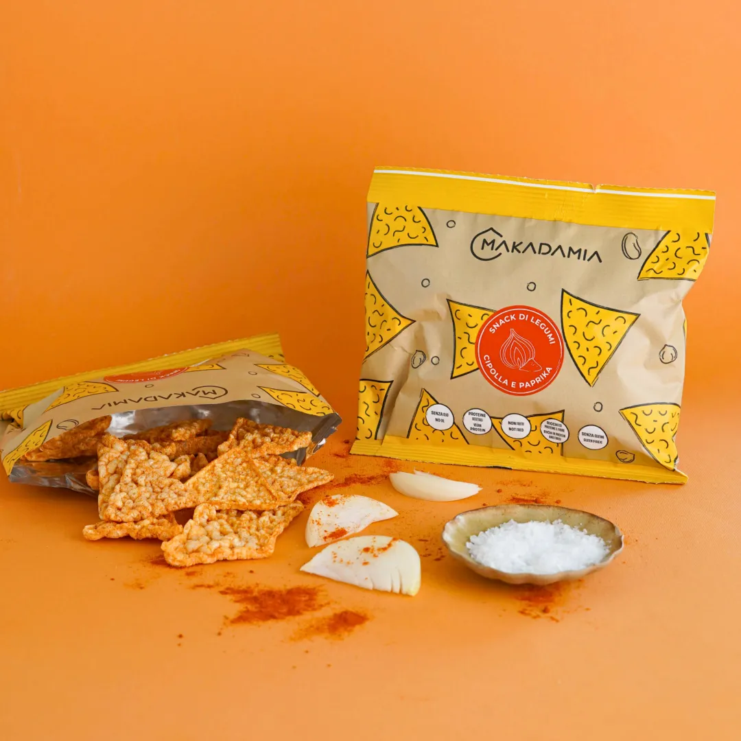 Snack di Legumi con Cipolla e Paprika