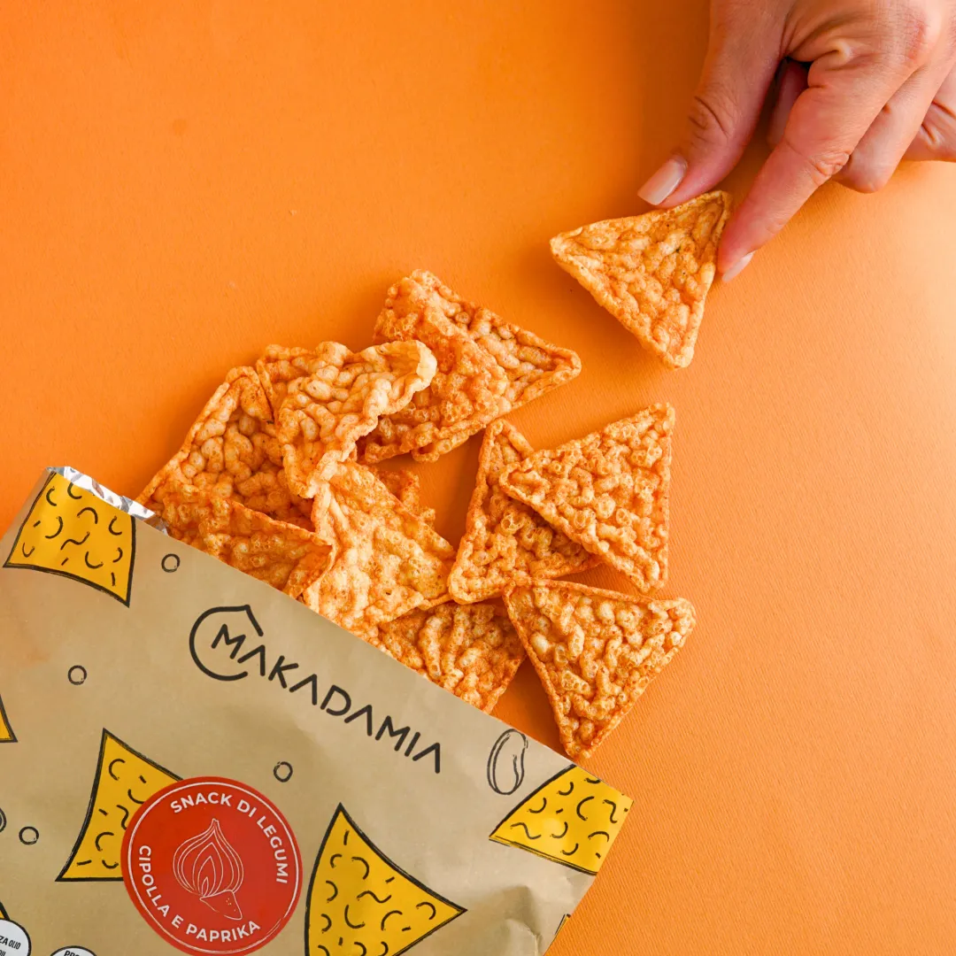 Snack di Legumi con Cipolla e Paprika