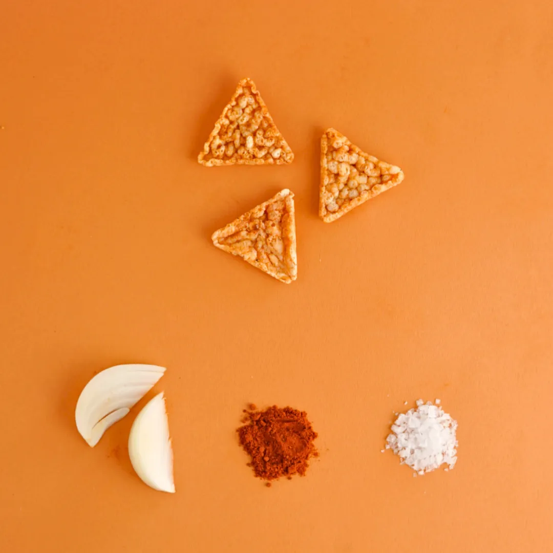 Snack di Legumi con Cipolla e Paprika