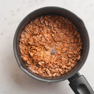 Porridge cioccolato e banana
