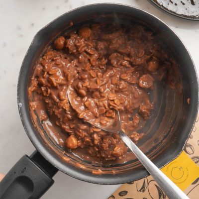 Porridge cioccolato e banana