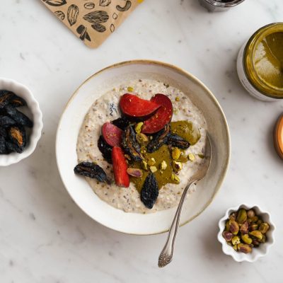 Overnight Porridge: Pista-Prune