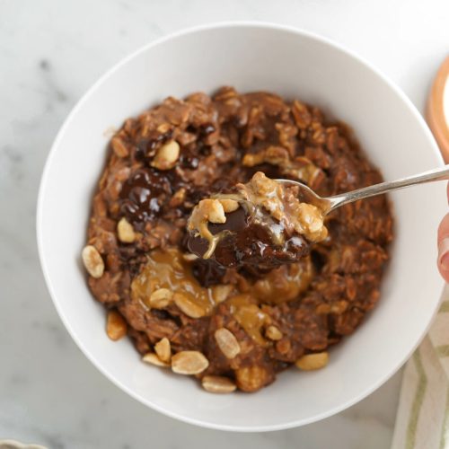 Porridge cioccolato e arachidi-12